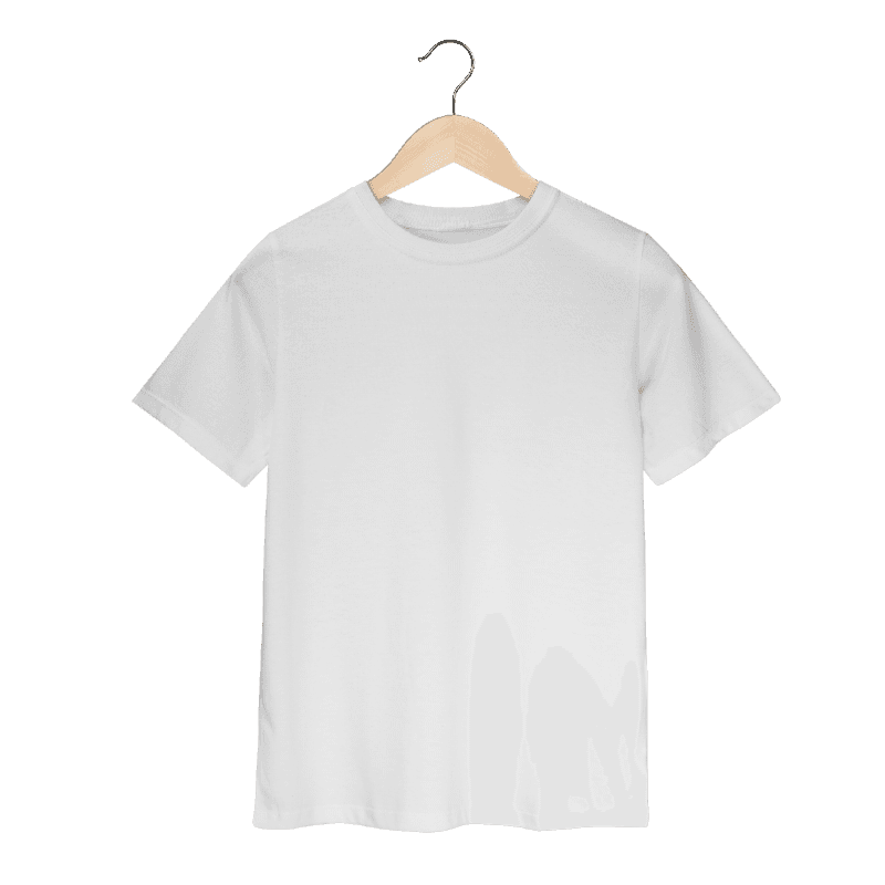 camiseta personalizada modelo quality infantil (2 a 8 anos)