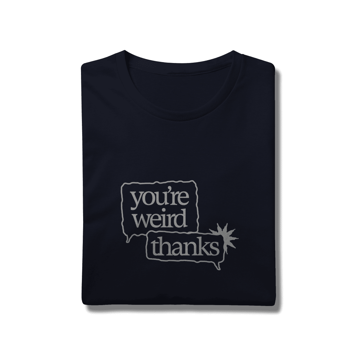 You're weird / thanks • camiseta, foto 14
