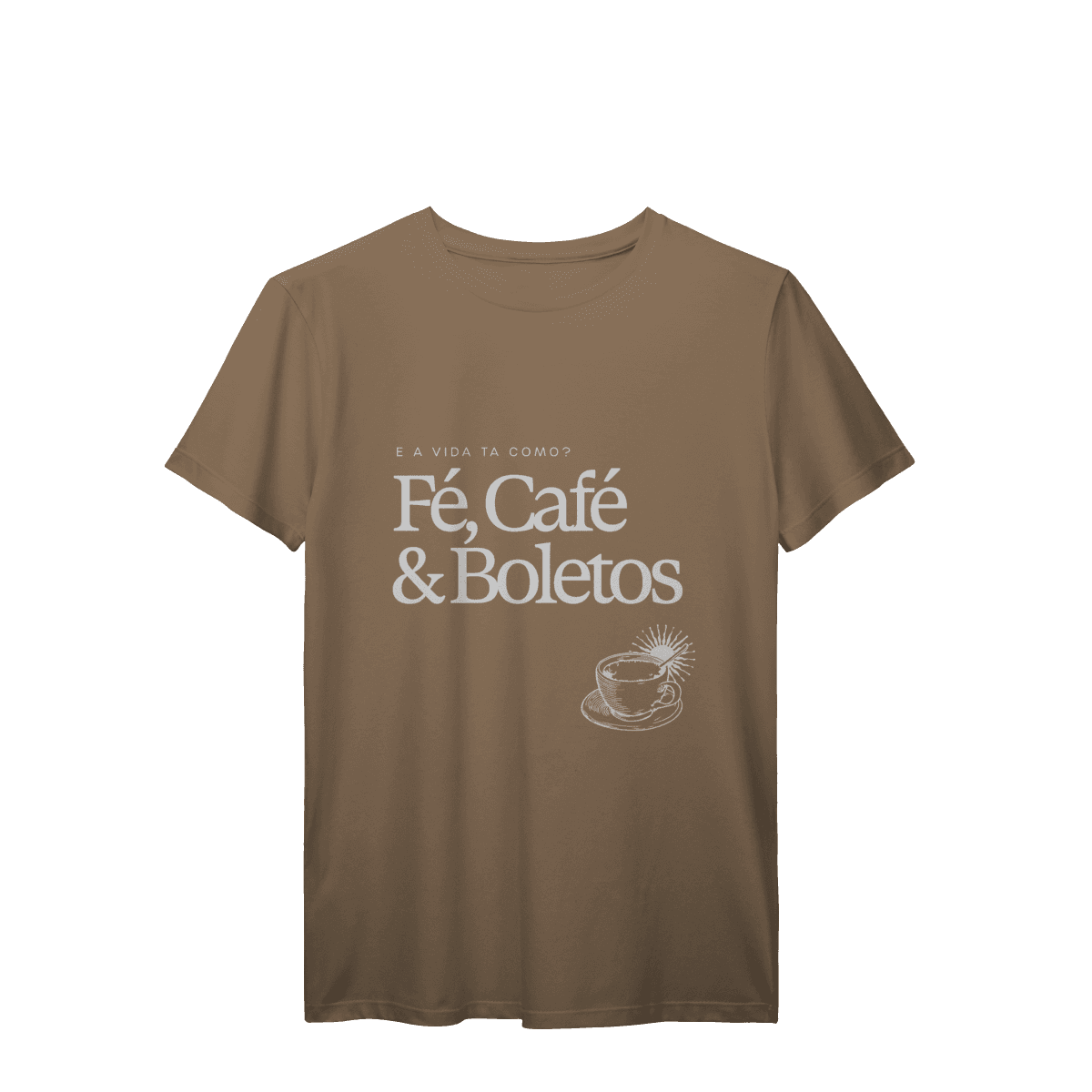 Fé, café & boletos • camiseta, foto 5