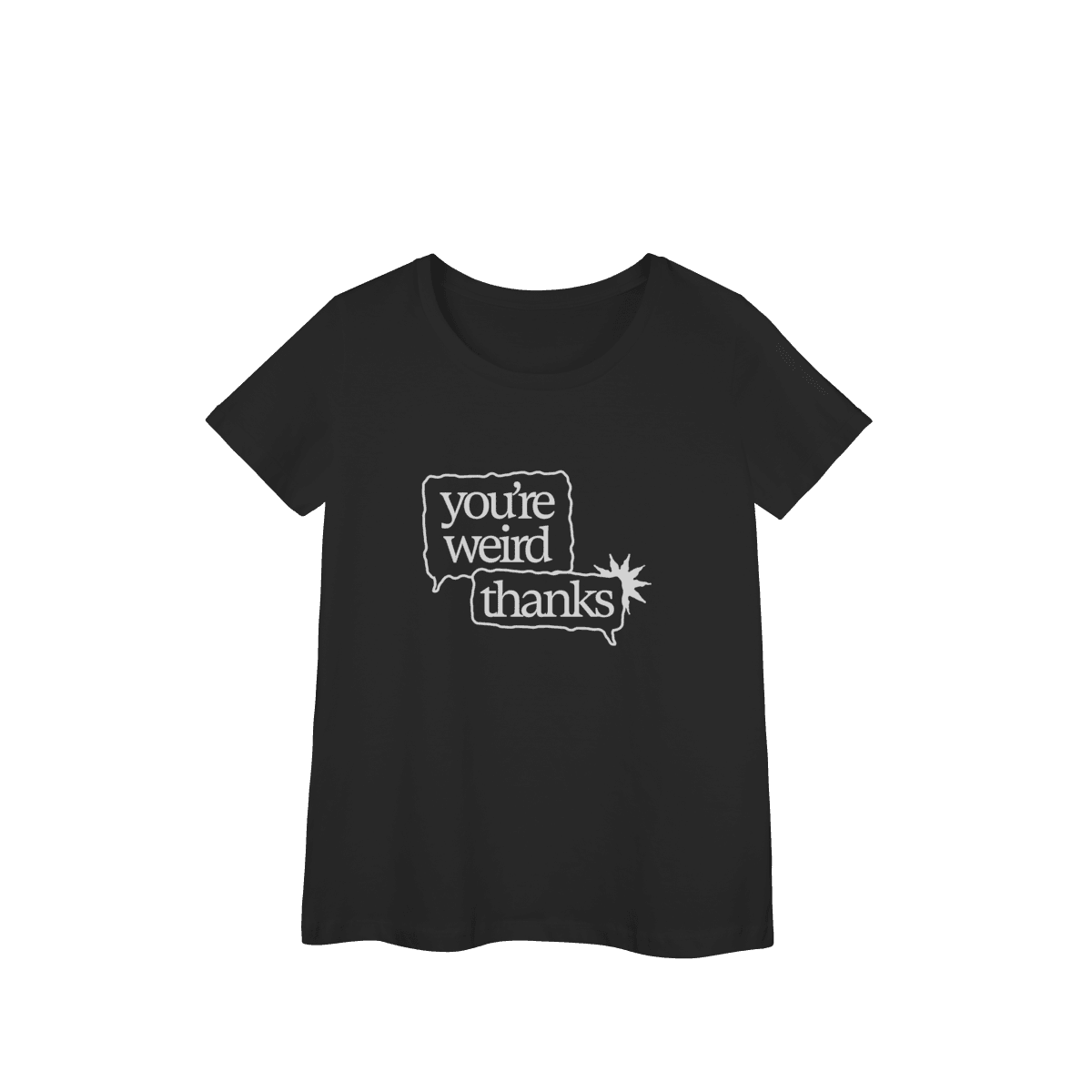You're weird / thanks • baby long