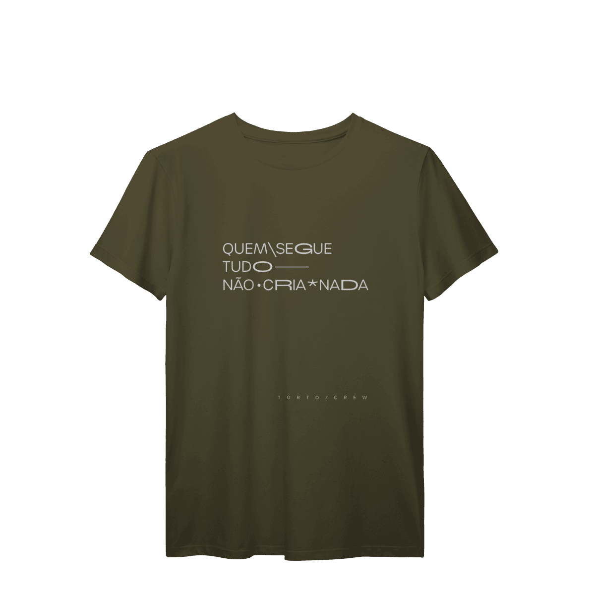 Quem segue tudo, não cria nada • camiseta, foto 3