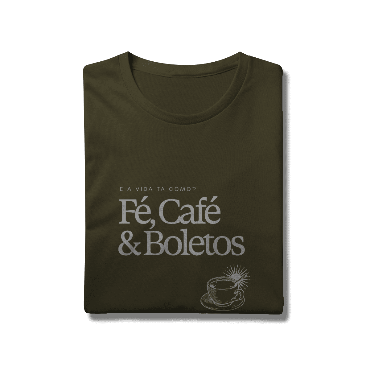Fé, café & boletos • camiseta, foto 10