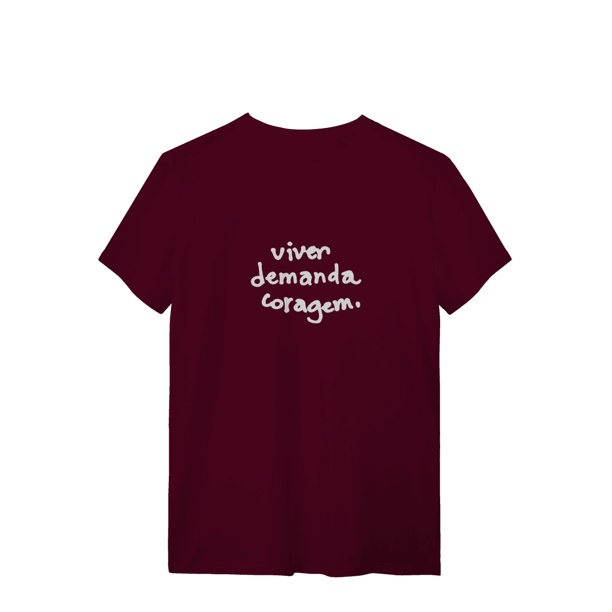 Viver demanda coragem • camiseta, foto 4