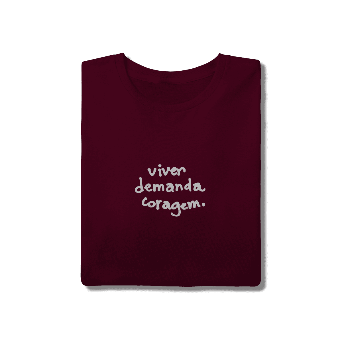 Viver demanda coragem • camiseta, foto 8