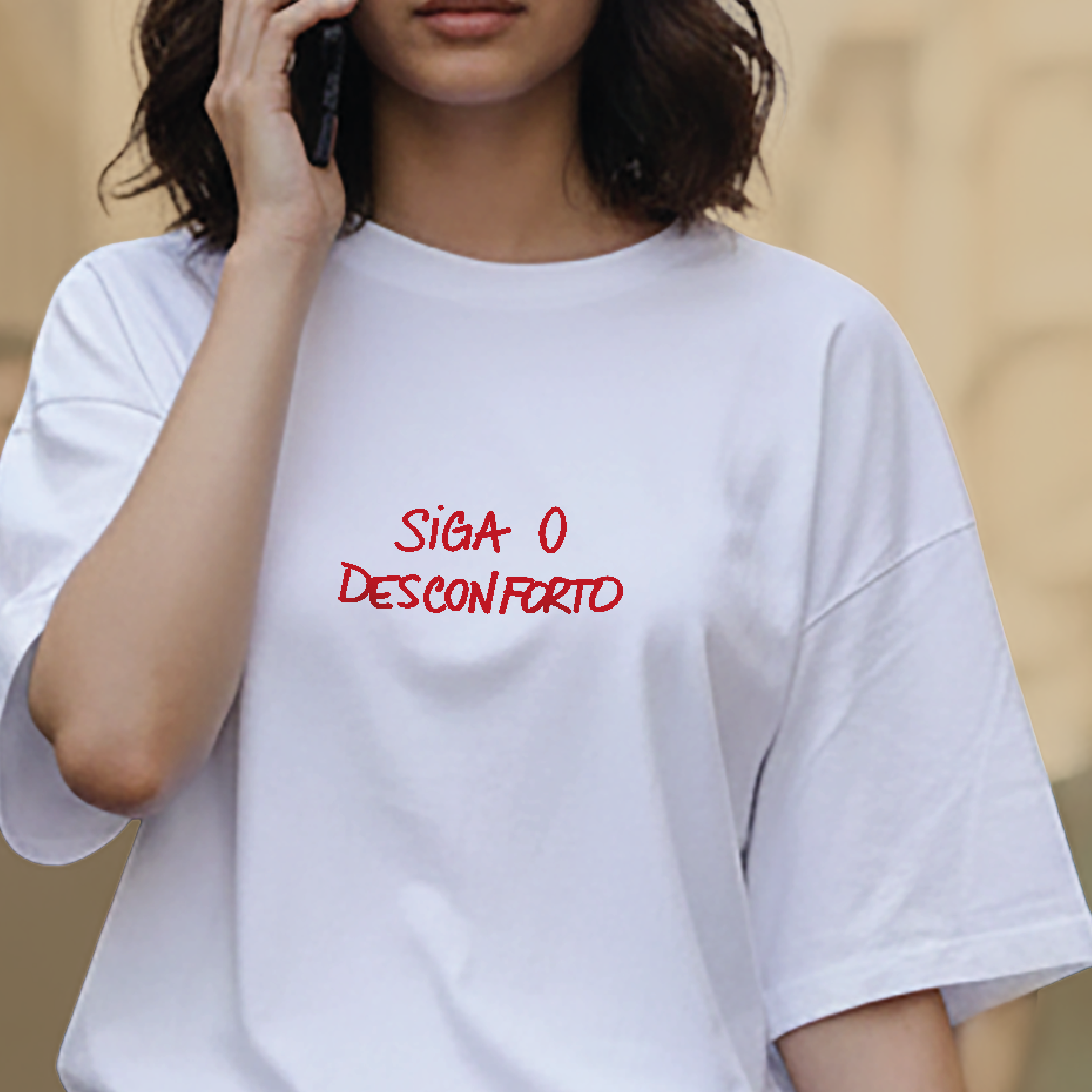 Siga o desconforto • tshirt