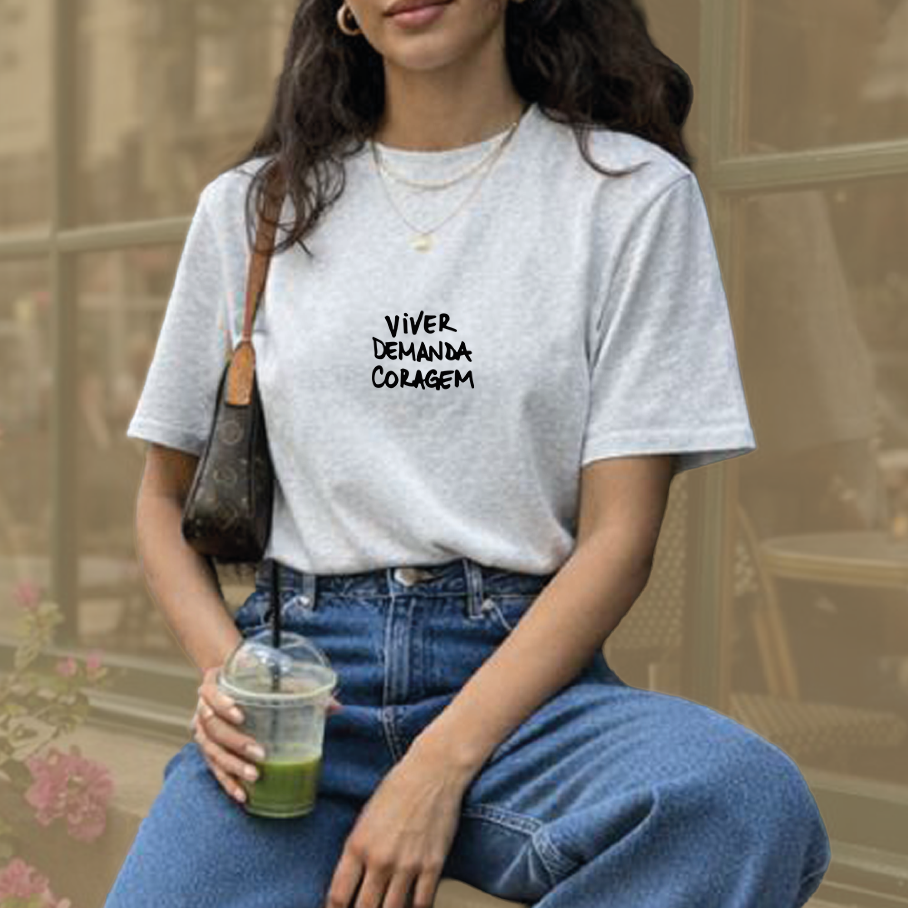 Viver demanda coragem • tshirt