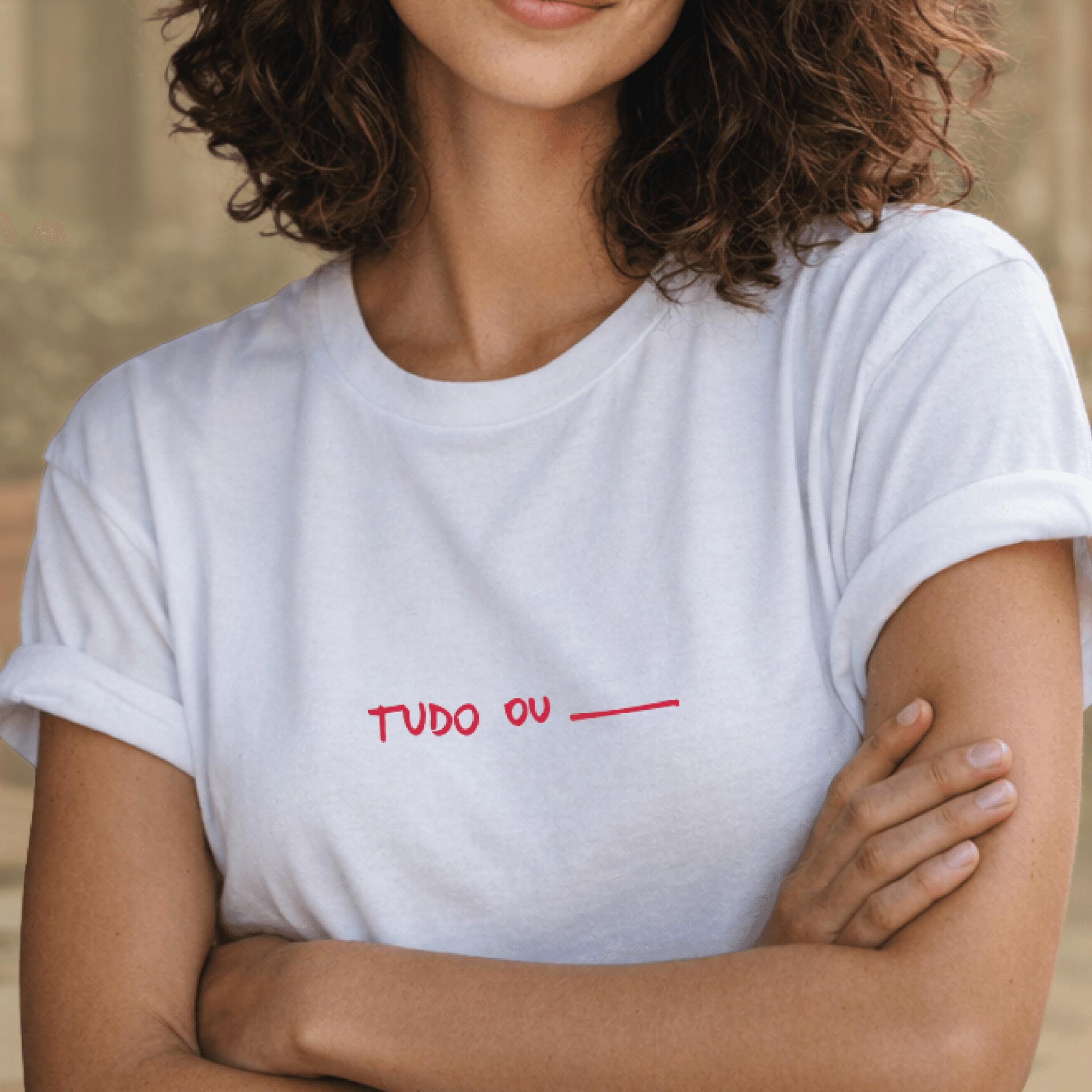 Tudo ou nada • tshirt, cor Preto