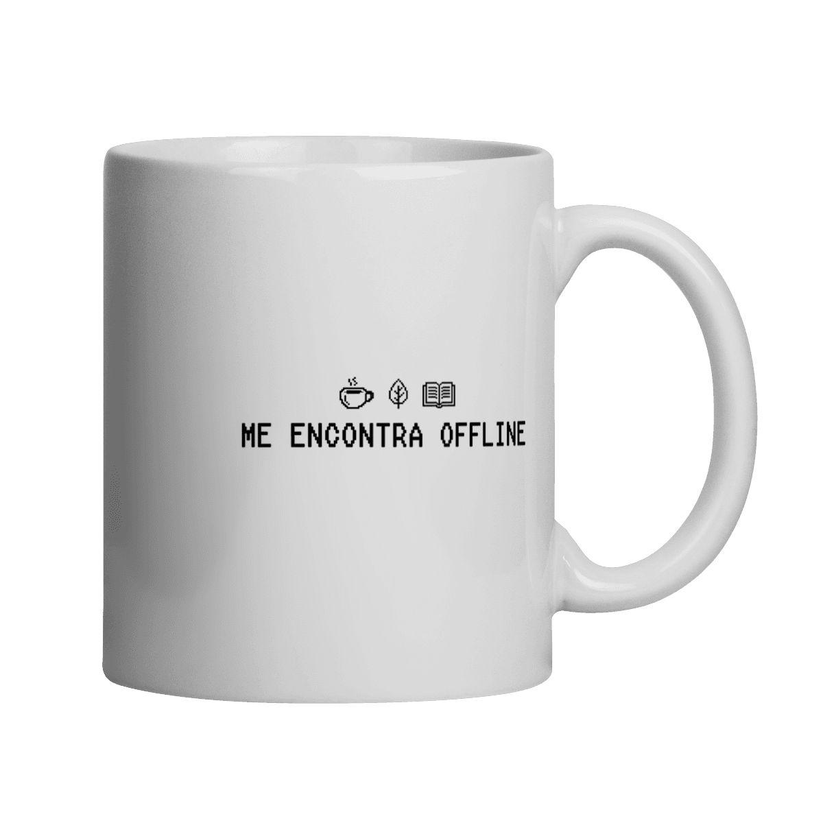 Me encontra offline • caneca